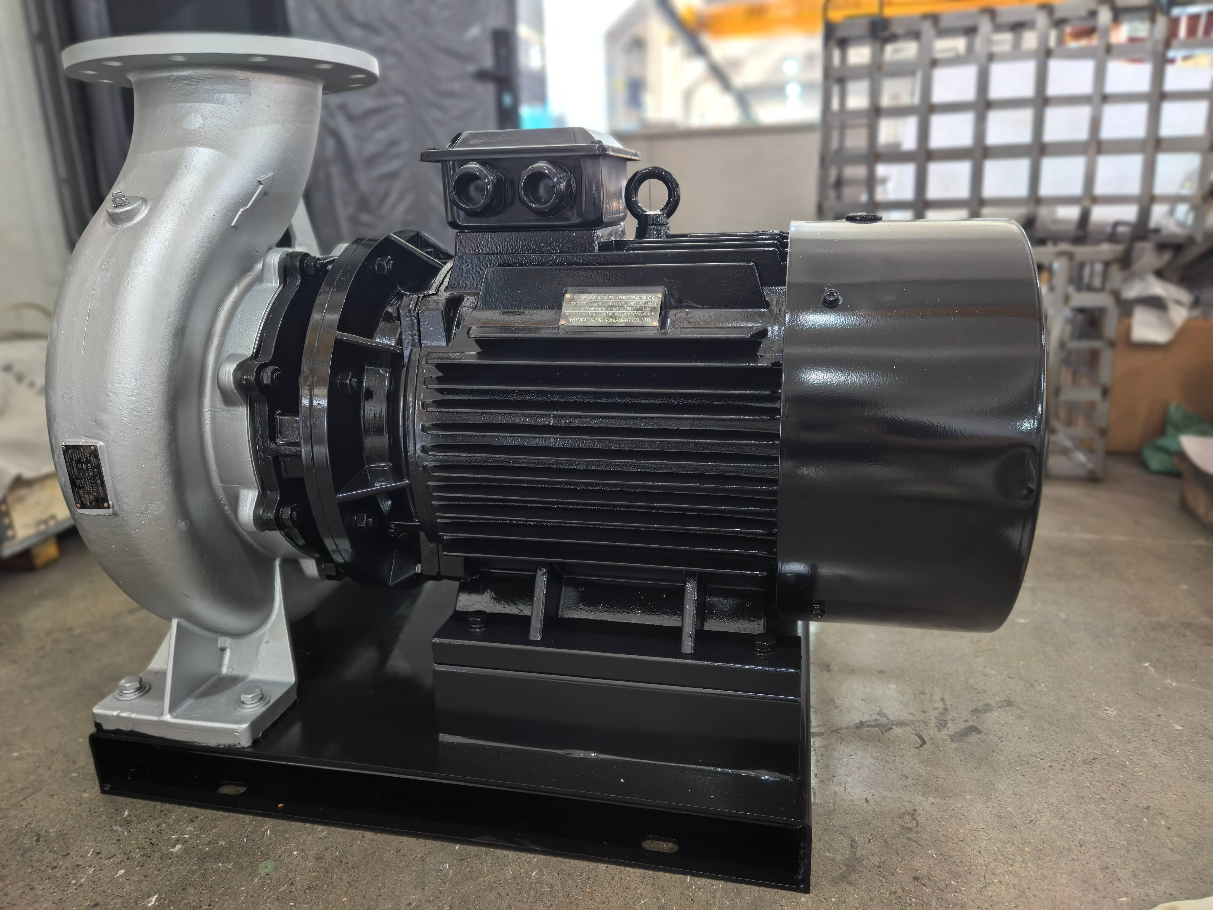 Water pump with electric motor